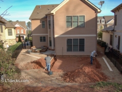 BEFORE - Screen porch addition before