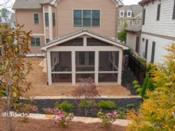 AFTER Screen porch