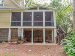 AFTER - Decatur, GA screen porch