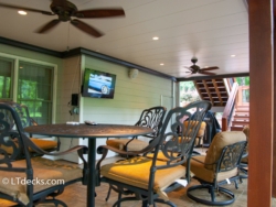 Dry underdeck area - Alpharetta deck