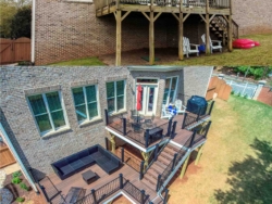Before and after deck in Roswell, GA before and after