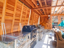 Outdoor kitchen area outdoor kitchen