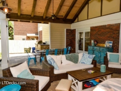 Comfortable outdoor seating area in Atlanta outdoor furniture