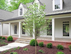 New front porch with tile floor and metal roof front porch