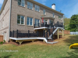 Two level deck in Roswell, GA Two level deck
