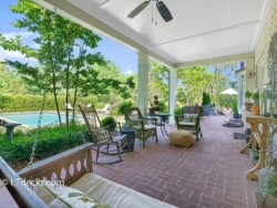 Covered back patio back porch