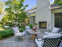 Patio with outdoor fireplace outdoor fireplace