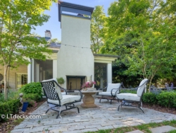 Patio with outdoor fireplace outdoor fireplace