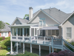 New glassed in screen porch in Duluth, Atlanta