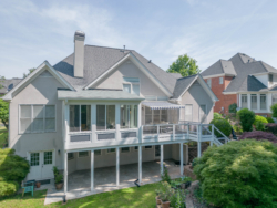New glassed in screen porch in Duluth, Atlanta