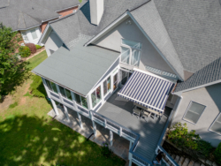New glassed in screen porch in Duluth, Atlanta