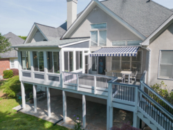 New glassed in screen porch in Duluth, Atlanta