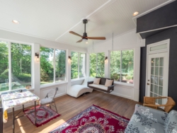 New glassed in screen porch in Duluth, Atlanta